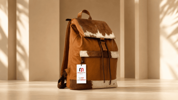 Plain/Nguni Backpack – African-Inspired Laptop Bag
