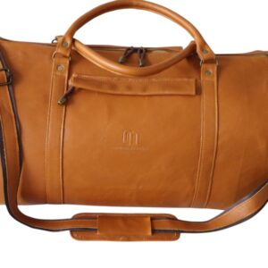 Plain Brown Buffel Leather Bag – Classic Everyday Carry